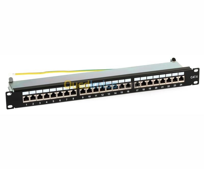 Panneau de Brassage  24 Port_Cat 6 FTP