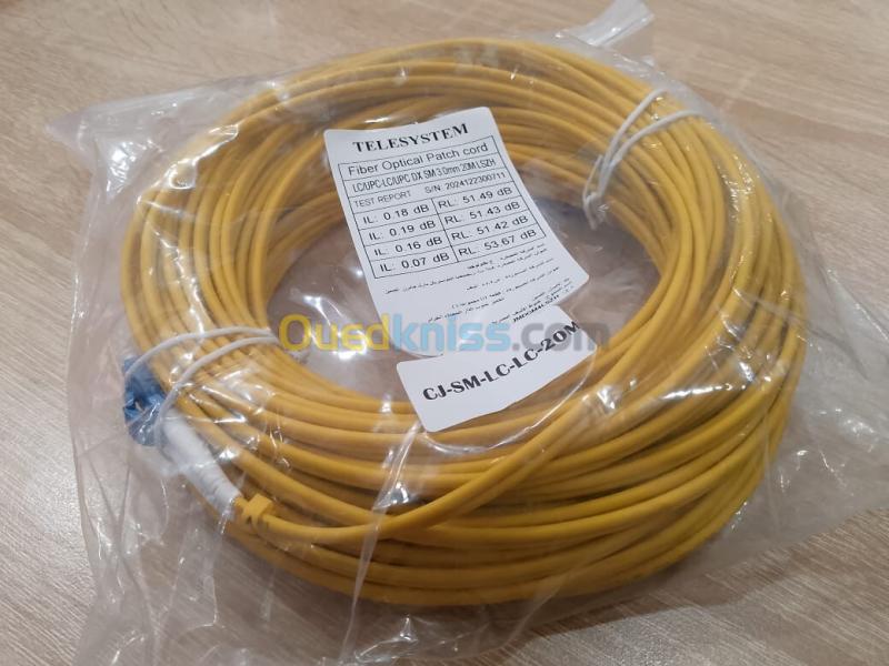 Cable Jarretiere Monomode LC/LC Duplex 20M 2