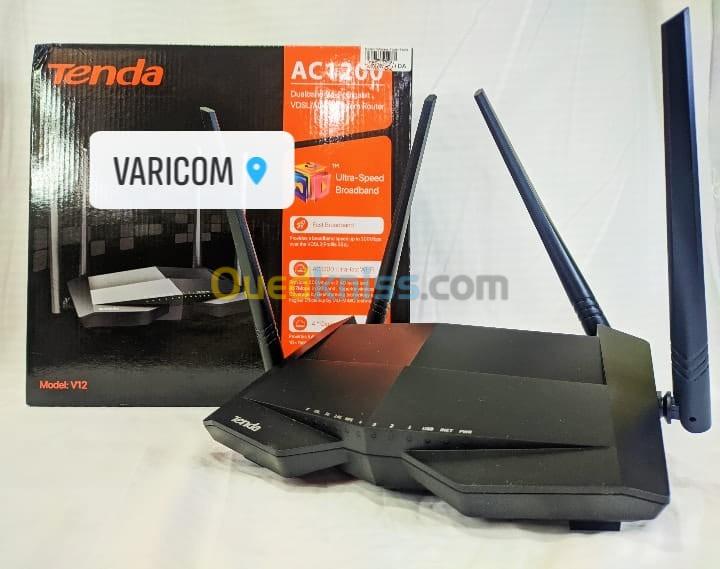  Modem Wireless Router Tenda VDSL/ADSL2+ V12AC1200 Dualband Gigabit