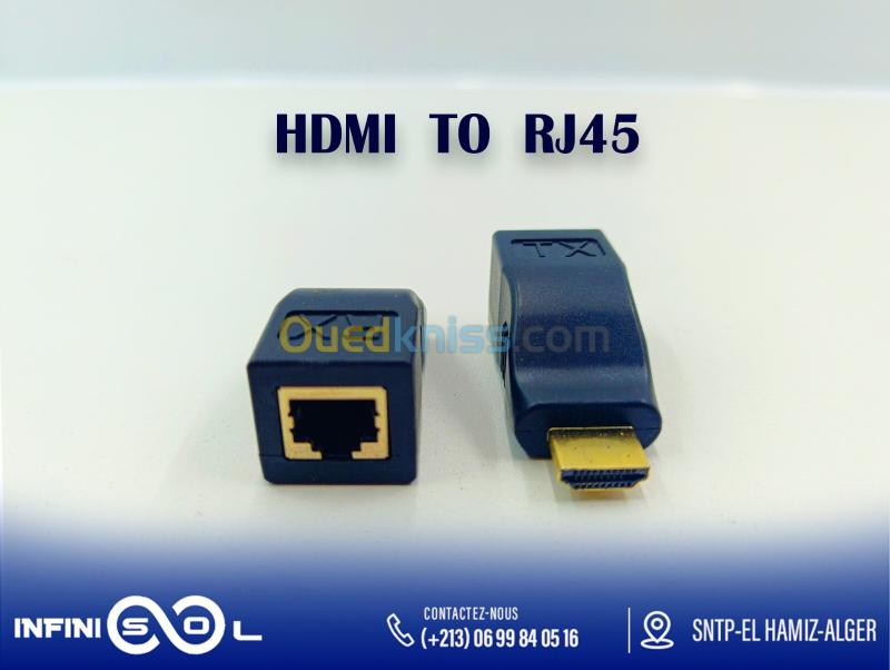 Adaptateurs HDMI/VGA/RJ45 3