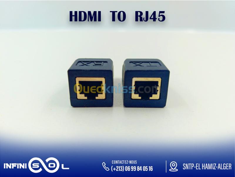 Adaptateurs HDMI/VGA/RJ45 4