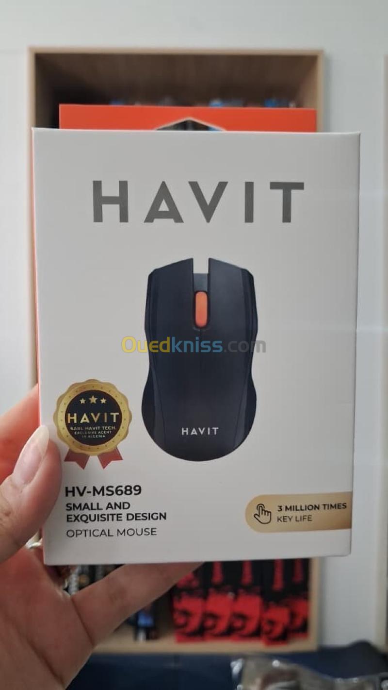 Souris Filaire HAVIT MS689  Précision Optique & Design Compact