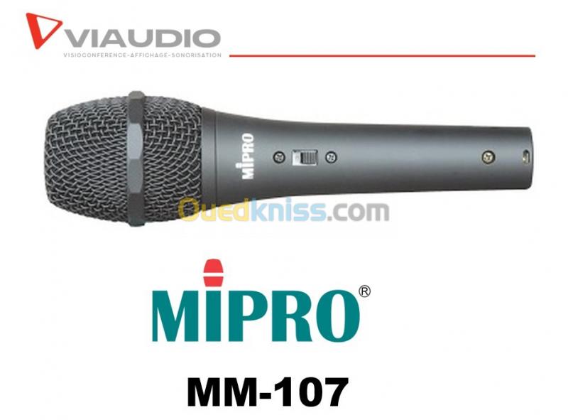  MiPro MM-107, Supercardioid Vocal Dynamic Microphone