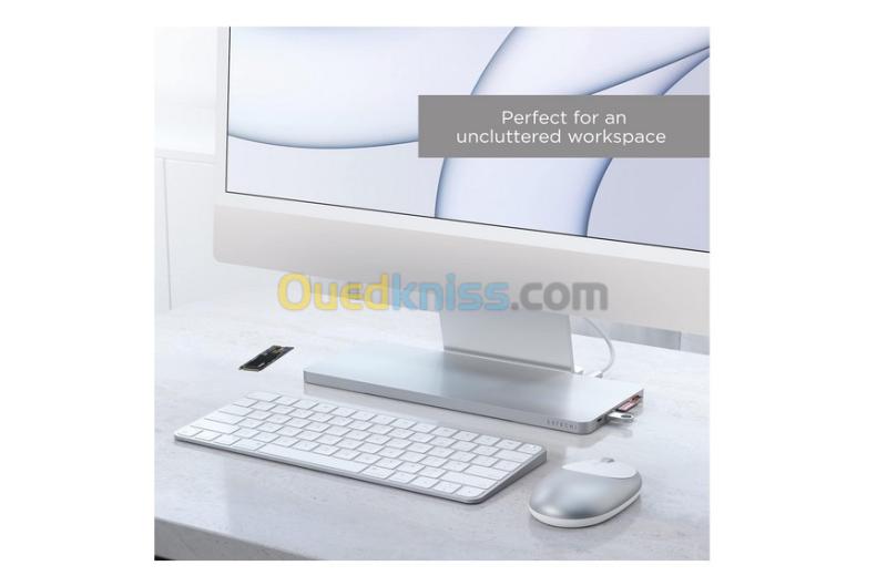 SATECHI Dock USB-C Slim pour iMac 24" avec Boîtier sans Outil pour M.2 Pcie Nvme Et Disques SSD Sata 5