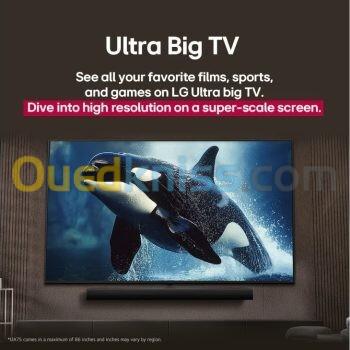 TELEVISEUR LG 55" UA85 SMART TV WEB OS UHD 9