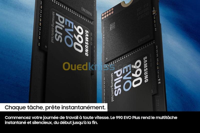 SAMSUNG DISQUE DUR INTERNE 990 EVO PLUS NVME SSD 2TB 7250 MB/S 6