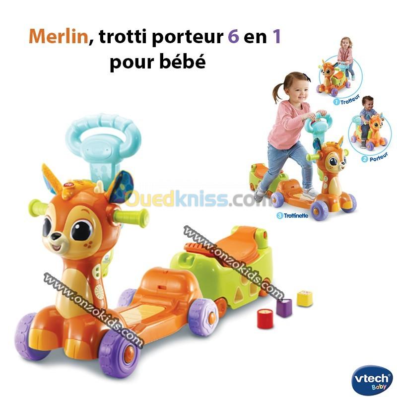  Merlin, trotti porteur 6 en 1 pour bébé | VTech