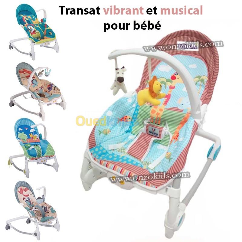 Transat bébé vibrant et musical