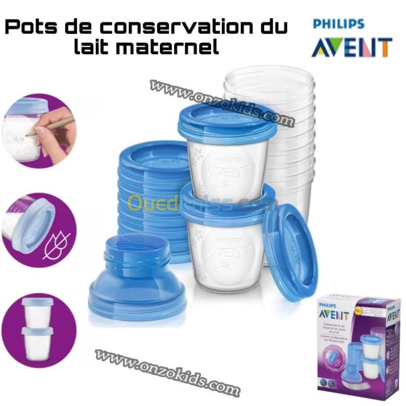Pots de conservation du lait maternel -Philips Avent - Alger Algérie