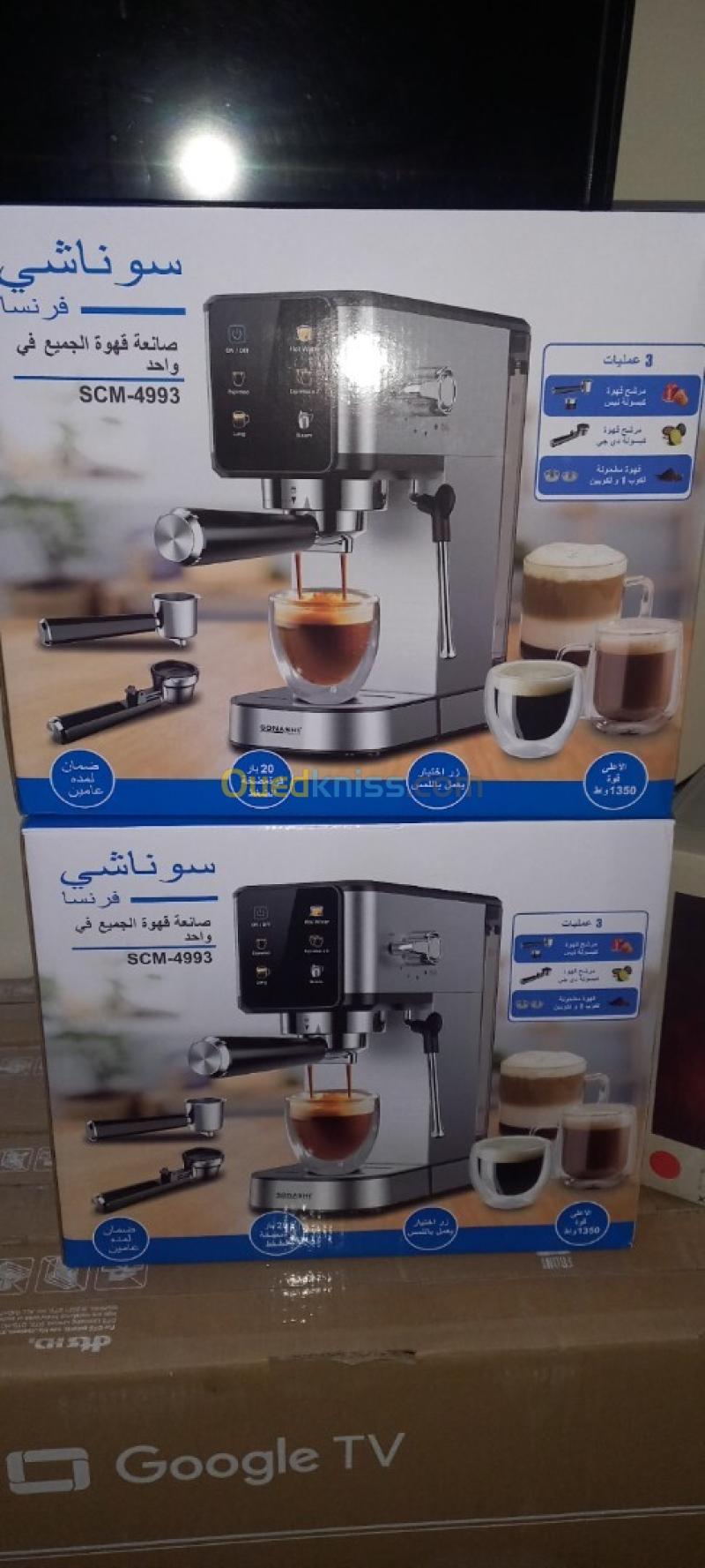 Cafetière SONASHI SCM 4993 3In1 20 bar 2