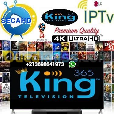  Abonnement KING365 TV SD HD FULLHD 4K ULTRA HD