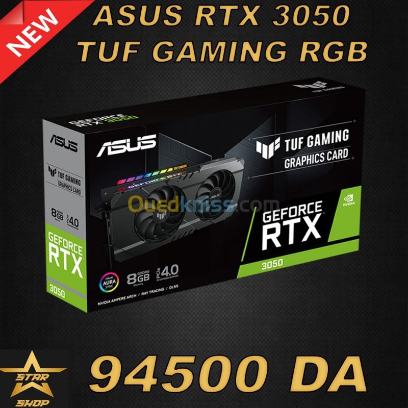  GPU NVIDIA RTX 3050 ASUS TUF RGB (NOUVEAU MODEL)