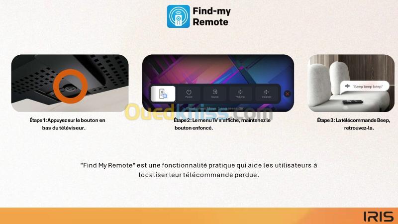 TELEVISEUR IRIS 75 G5020 ANDROID 14 GOOGLE TV 75POUCES UHD 4K 9