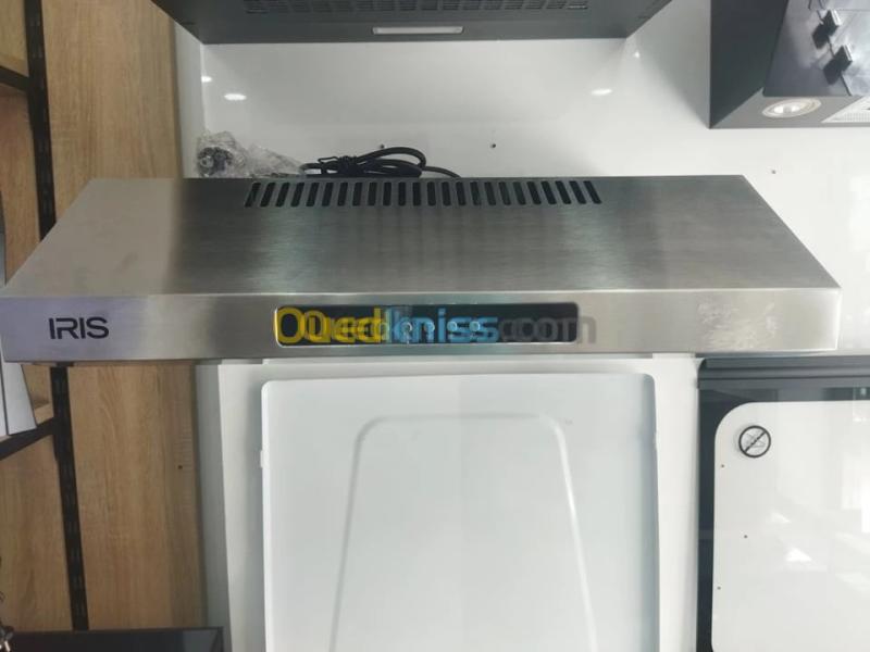 HOTTE DE CUISINE CASQUETTE IRIS 60CM FILTRE CHARBON (INOX/NOIR) 6