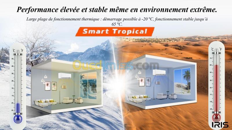 CLIMATISEUR IRIS SUPER AZAO+ PRO SMART WIFI 36000 BTU SUPER TROPICAL INVERTER T3 2025 BLANC 7