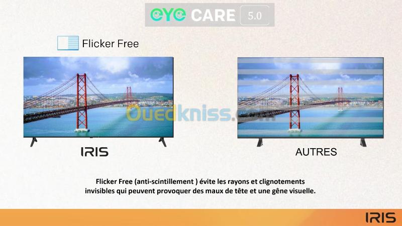 TELEVISEUR IRIS 50 Q7020 QLED ANDROID 14 GOOGLE TV 50POUCES UHD 4K 120Hz 15