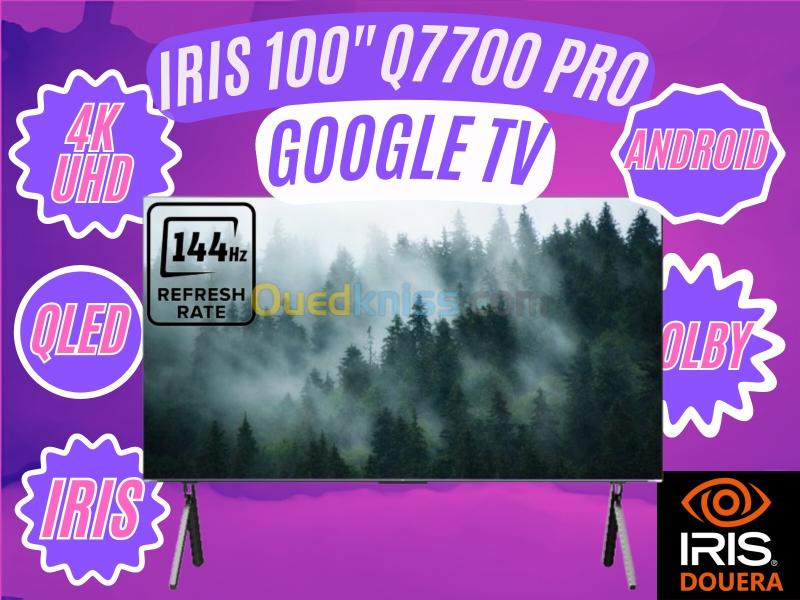 GAMING TV IRIS QLED Q7700 PRO GOOGLE TV UHD 4K 144Hz Matte (86"/100") 22