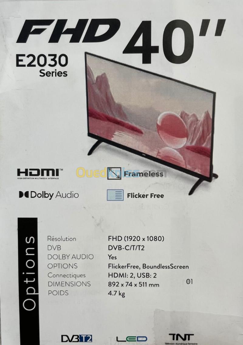 TV IRIS 40E2020 40POUCES FHD SIMPLE