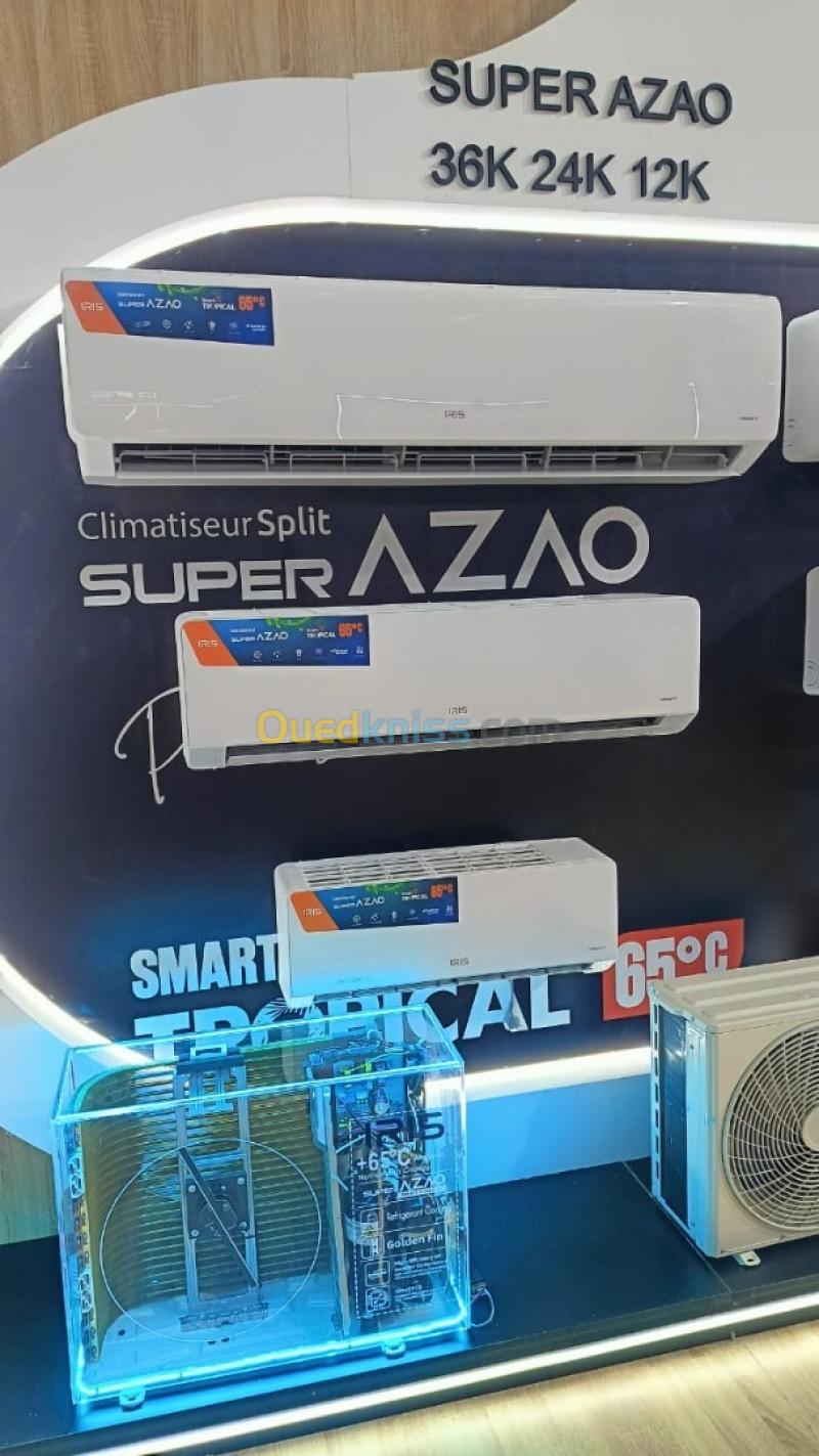 CLIMATISEUR IRIS SUPER AZAO+ PRO SMART WIFI 12000 BTU SUPER TROPICAL INVERTER T3 2025 BLANC 21