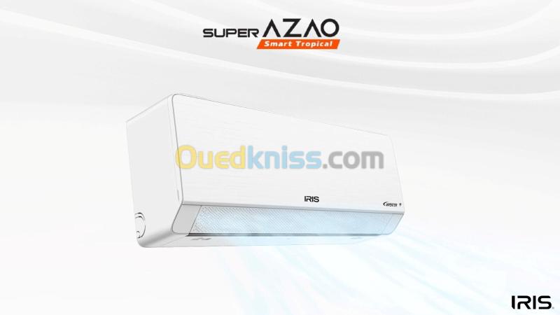 CLIMATISEUR IRIS SUPER AZAO+ PRO SMART WIFI 36000 BTU SUPER TROPICAL INVERTER T3 2025 BLANC 4