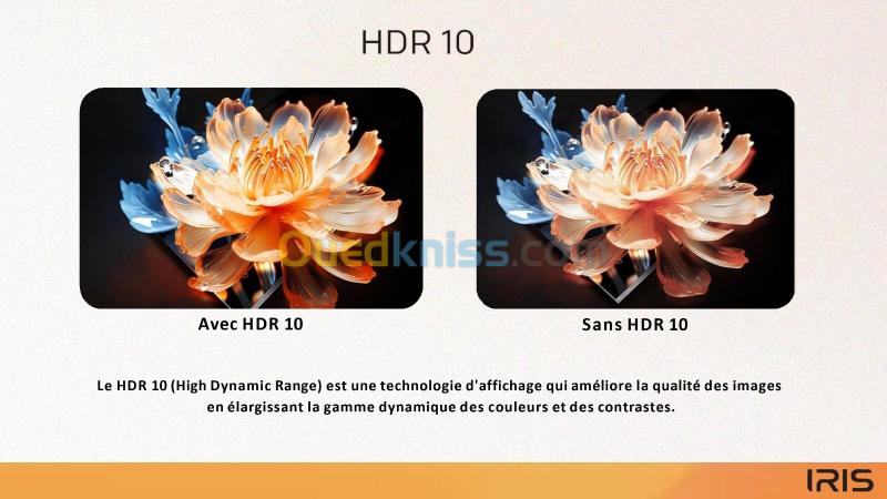 TELEVISEUR IRIS 50 Q5020 QLED ANDROID 14 GOOGLE TV 50POUCES FHD 9