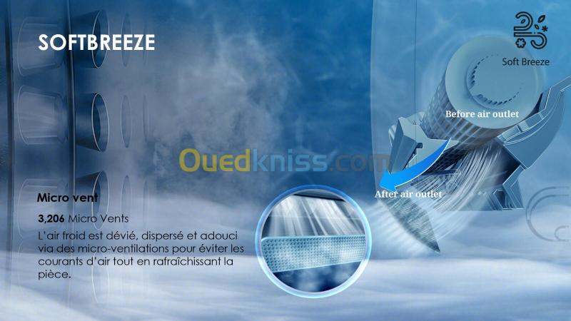 CLIMATISEUR IRIS AZAO+ PLUS 12000 BTU TROPICAL INVERTER BLANC 10