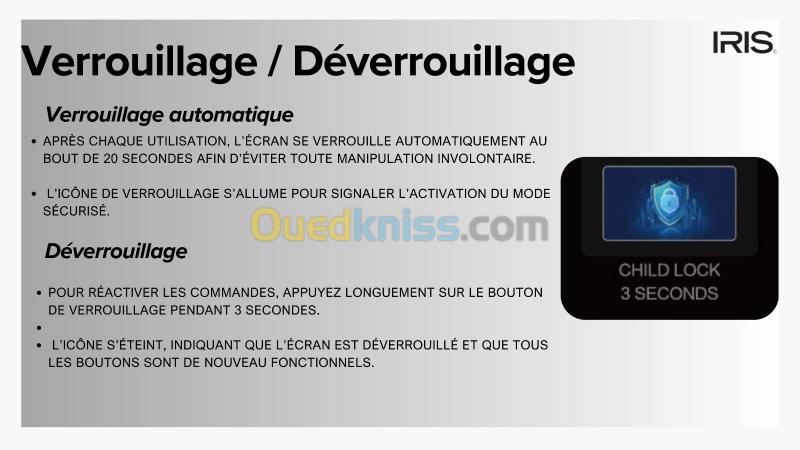 REFRIGERATEUR IRIS IR-DD480 DEFROST (AFFICHEUR DIGITAL) 11