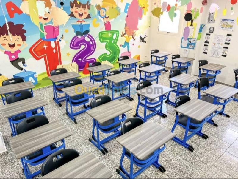 Tables et Chaises Scolaires une place