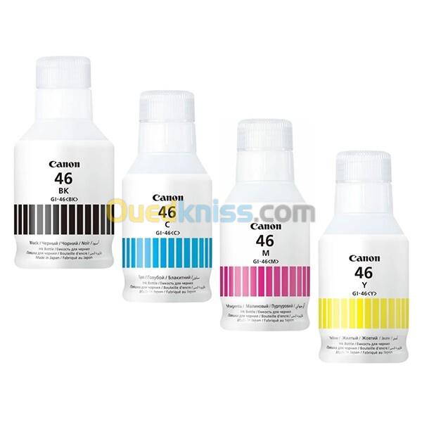 Pack Bouteilles dEncre CANON GI-46 Original pour MAXIFY GX
