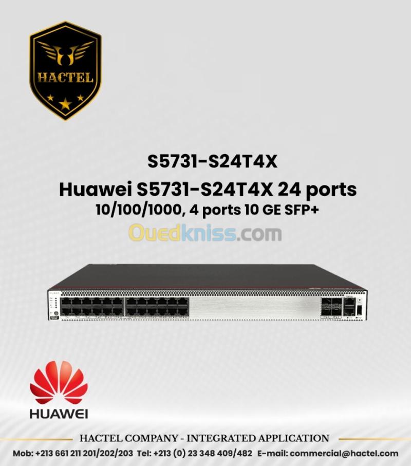 Switch huawei S5731 PoE et Non PoE avec 1GB SFP et 10GB SFP+ Ports 4