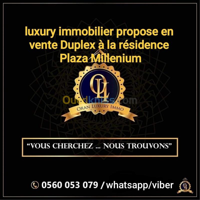 Vente Appartement Duplex F4 Oran Oran