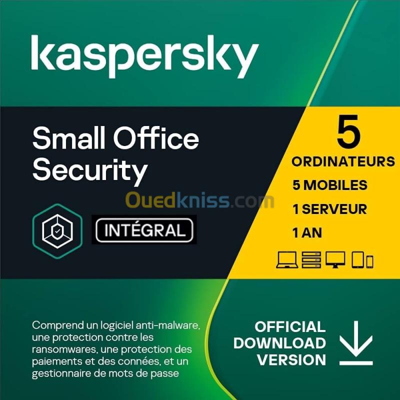  Kaspersky 2 ans Officiel Entreprises