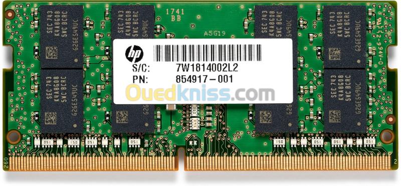 Kit De Mémoire HP 16 Go (1 x 16 Go) double rangée DDR4-2666 MHz 2