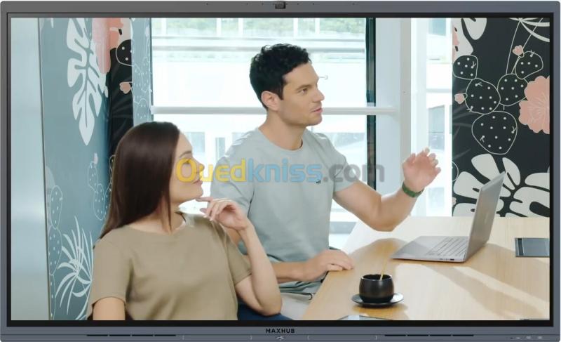 Écran tactile interactif 4K MAXHUB C8630 86" avec caméra 48 Mpx, audio professionnel et double Wi-Fi Win11 i5-12450H 12
