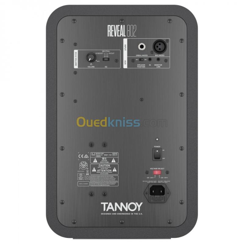 Monitoring de studio 140W actif 2 voies Tannoy Reveal 802