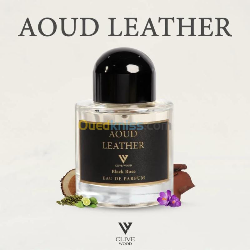  Eau de Parfum "Aoud Leather" de Clive Wood 100ml - عطر عود ليذر من كلايف وود 100 مل
