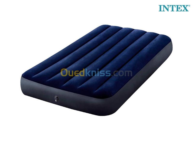  Matelas gonflable Classic Downy 1 personne Large INTEX