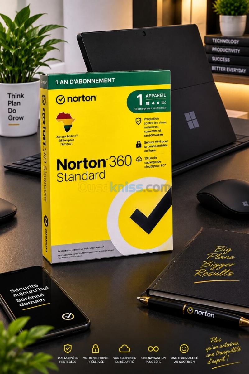 Norton AntiVirus Plus مع شهادة الظمان 5