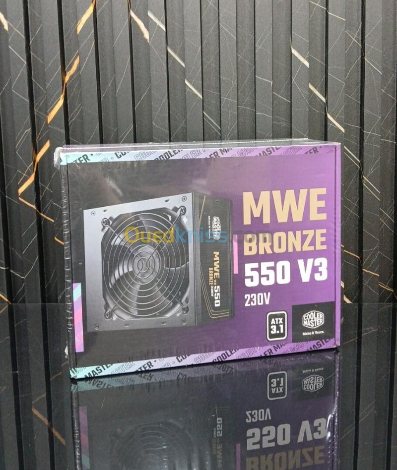 COOLER MASTER MWE BRONZE 550W V3 - ALIMENTATION 80 PLUS BRONZE - 230 V - ATX 3.1 - DC TO DC - NOIR 4