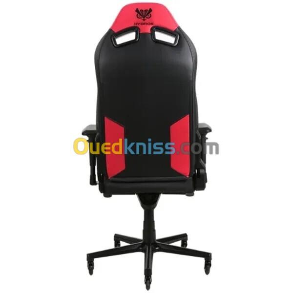 HYBROK FLY SHARK - CHAISE GAMING - ERGONOMIQUE - PIVOTANTE 360 - HAUTEUR RÉGLABLE - COUSSINS CERVICAL & LOMBAIRE - BLACK 5