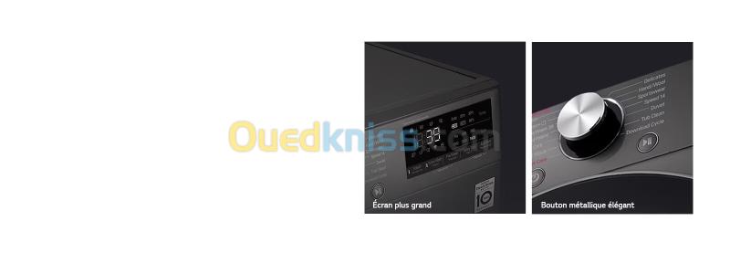 Lave-linge Séchant LG 13 Kg / 8 Kg  F4V9LCP2EE Vapeur Steam+ Défroissage + Séchage Intelligent 9
