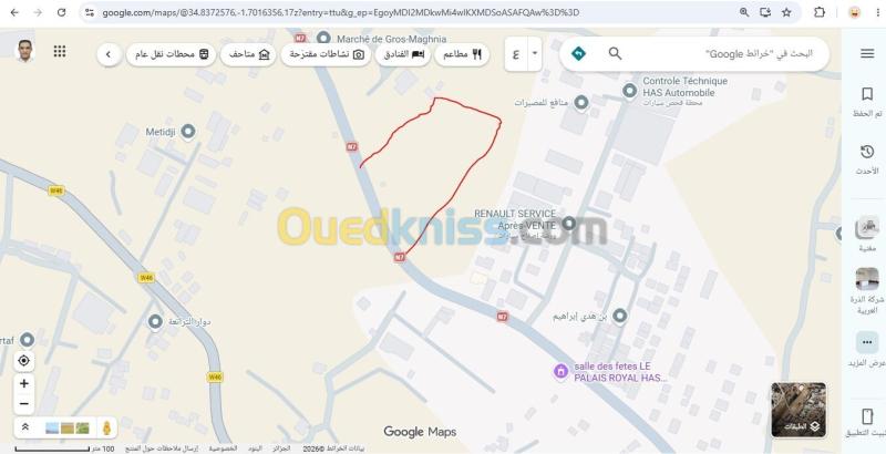 Vente Terrain Tlemcen Maghnia