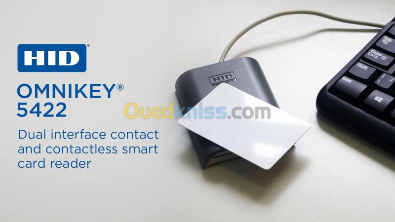 Lecteur de carte à puce à contacte et sans contacte, Omnikey 5422