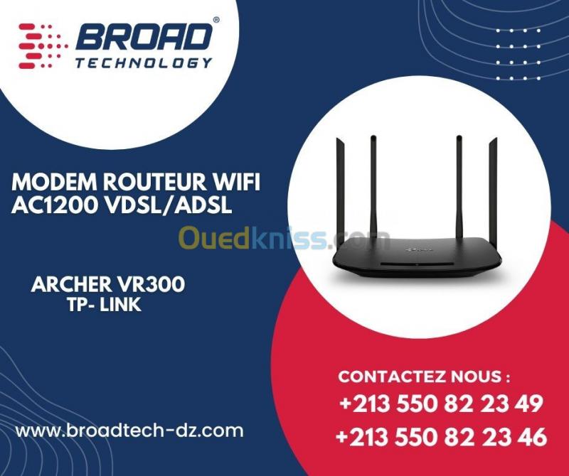  Modem Routeur WiFi AC1200 VDSL/ADSL Archer VR 300 TP-LINK 