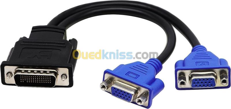 Câble Séparateur DMS-59 vers VGA/DVI/DP 4