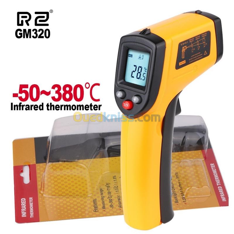  ميزان حرارة Thermomètre infrarouge pour Mesuré la Température Corporel GM320