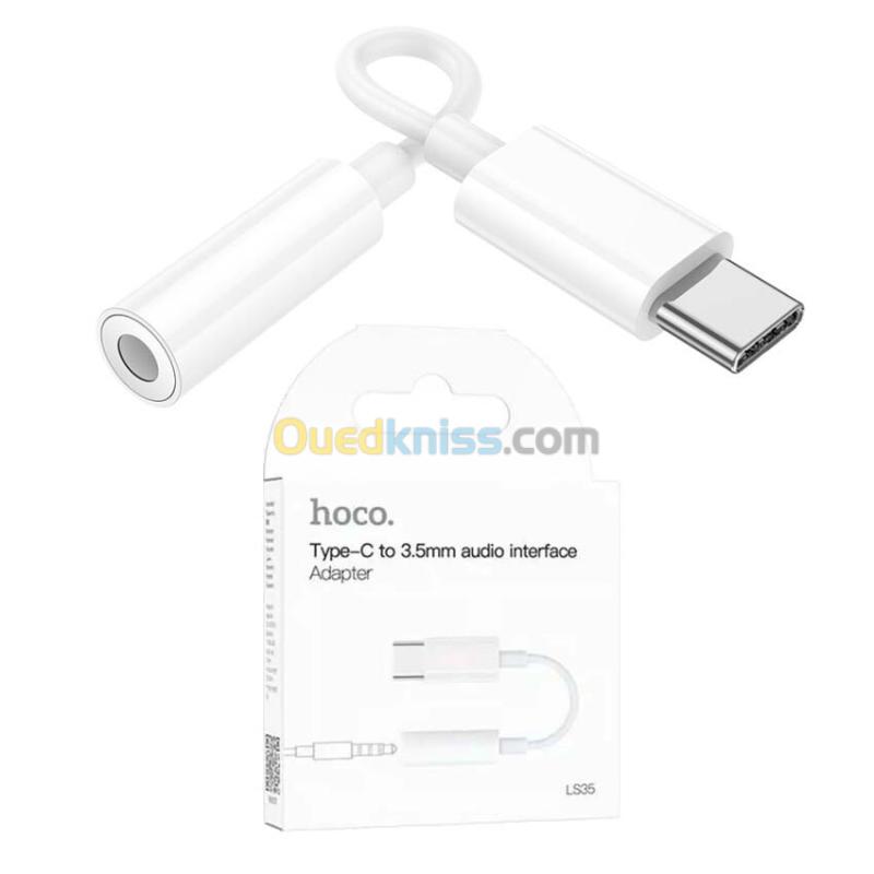 Adaptateur Convertisseur Audio Type-c Vers AUX 3.5mm Jack HOCO LS35
