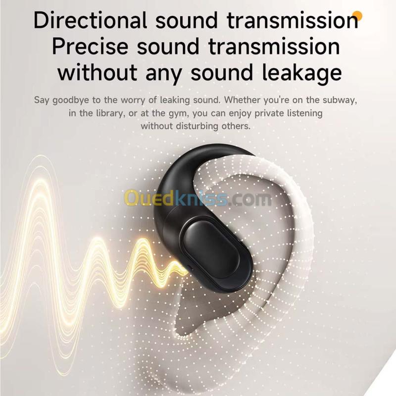 HOCO EA11 Honey Écouteurs sans-fil Bluetooth 5.4 Open-Ear avec Microphone 4