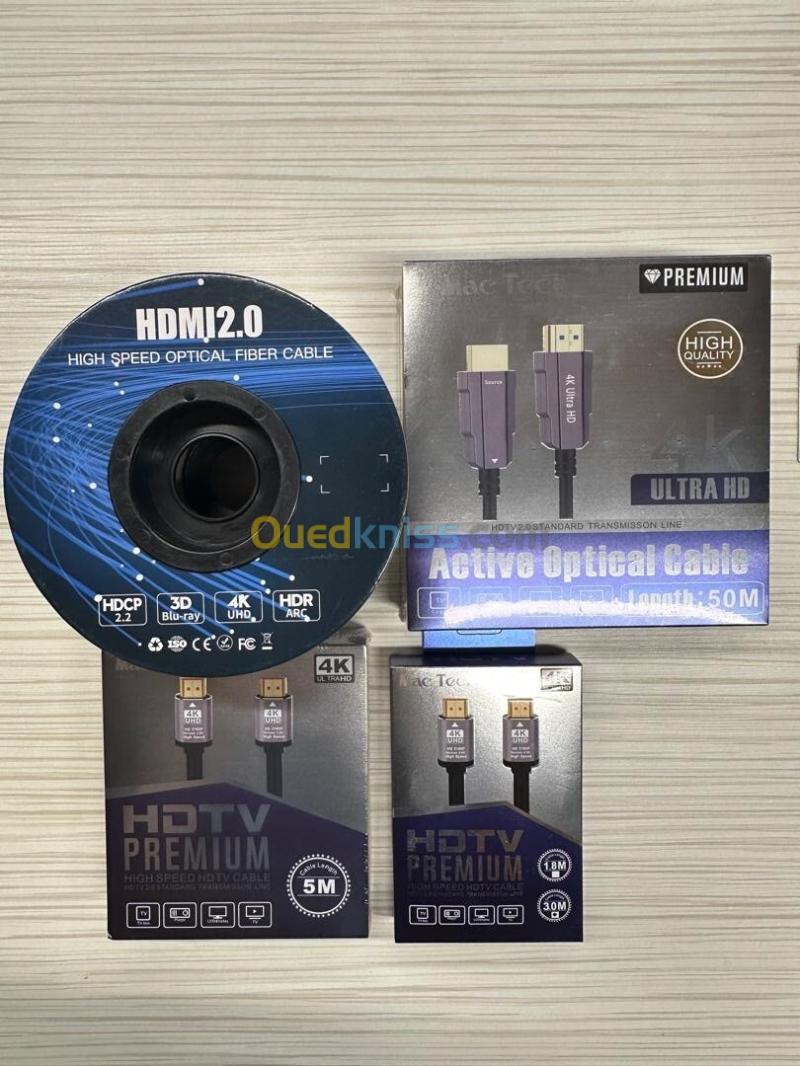 Câbles HDMI 4K & Transmetteur HDMI DVR/NVR