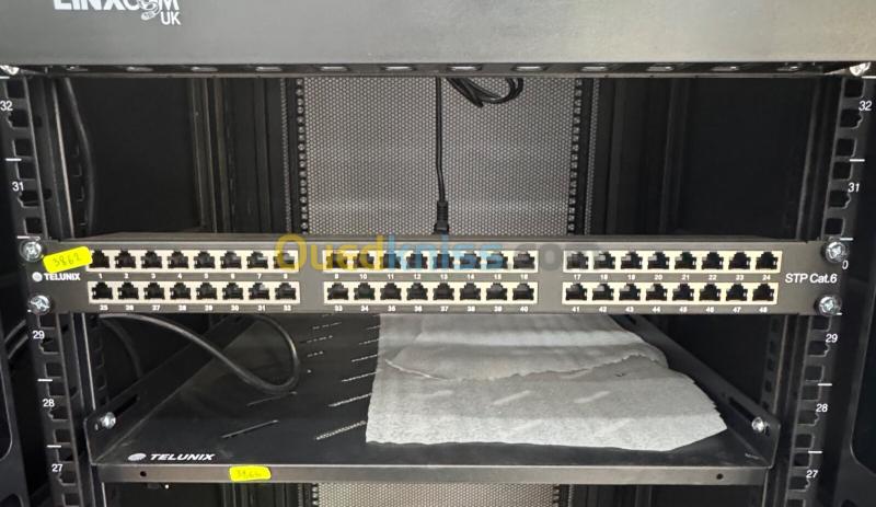 Panneaux de brassage Telunix  Cat6 / Cat6A